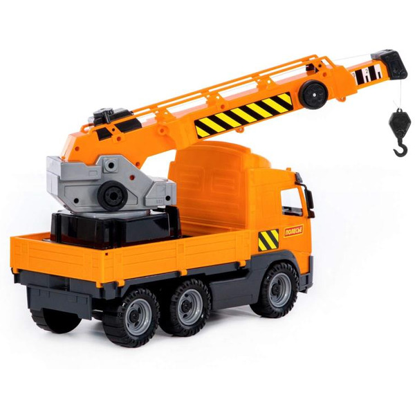 Автомобиль-кран Полесье с поворотной платформой 8824