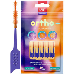 Ершики межзубные Splat Smilex Ortho+ Мята с эластичным кончиком S мягкий (30 шт.)