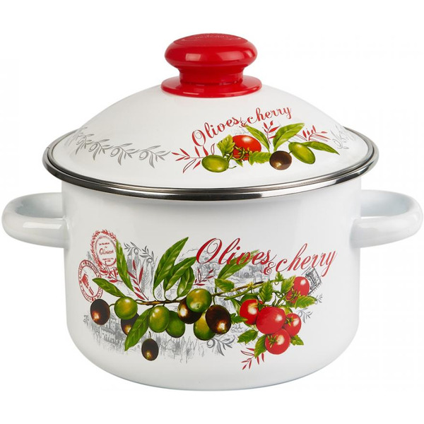 Кастрюля Сибирские товары 3MD201M-05 (Оливки и черри)