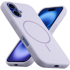 Бампер Bingo Silicone Magnetic для APPLE iPhone 16 Лиловый