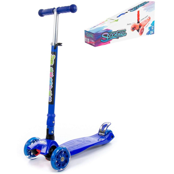 Самокат Полесье 0072C 94438 (синий)