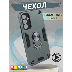 Бампер Bingo Warrior для SAMSUNG S24+ Зеленый