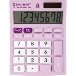 Калькулятор BRAUBERG Ultra Pastel-08-PR (250516)