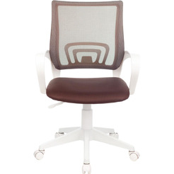 Кресло Brabix Fly MG-396W 532398 (белый/коричневый TW-09A/TW-14C)