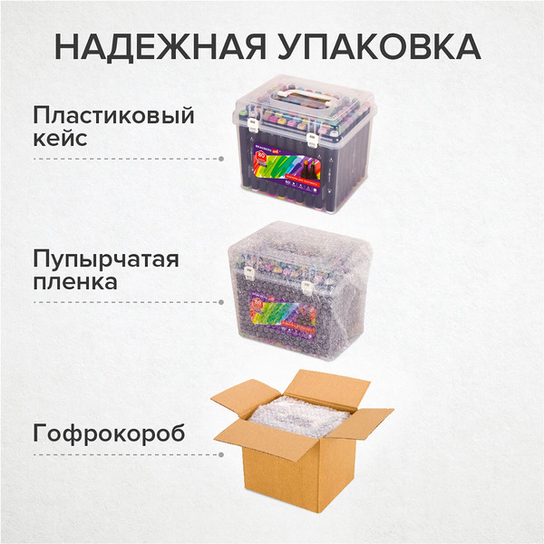 Маркеры для скетчинга двусторонние BRAUBERG ART DEBUT BLACK 152132