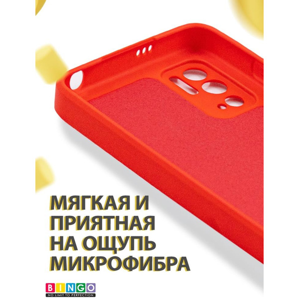 Бампер Bingo Liquid TPU для XIAOMI Redmi Note 10 5G/POCO M3 Pro 5G Красный