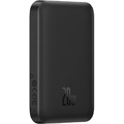 Внешний аккумулятор Baseus Magnetic Mini Wireless Fast Charging Power Bank 20W 6000mAh (черный)