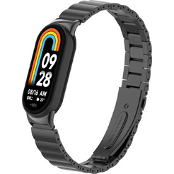 Ремешок Bingo Stainless Strips для XIAOMI Mi Band 8 (черный)