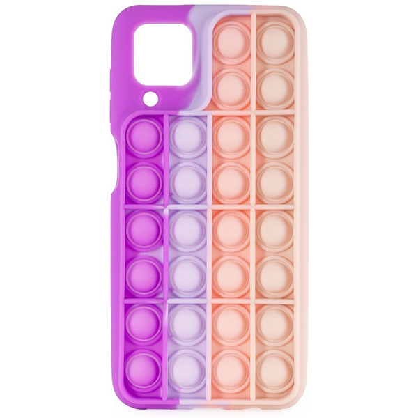 Задняя накладка CASE Pop It Samsung Galaxy A12 фиолетово-серый
