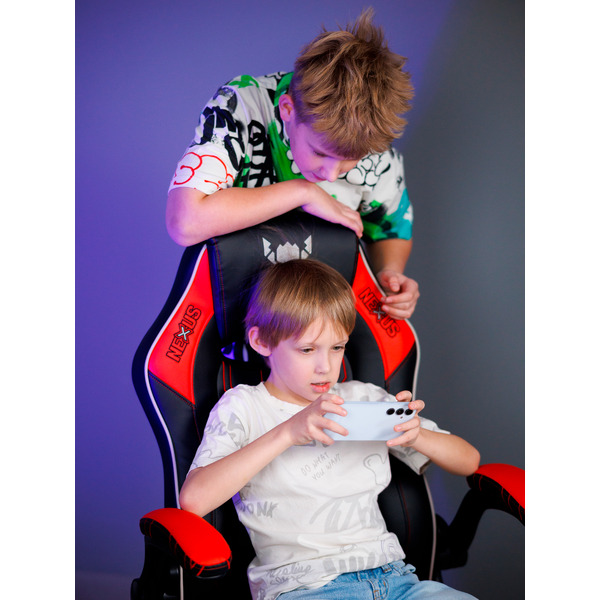 Кресло компьютерное FLOKY NEXUS Black-Red