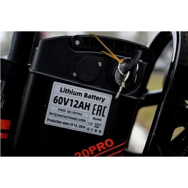 Электровелосипед AVM E-ALFA 20 Pro (черный)