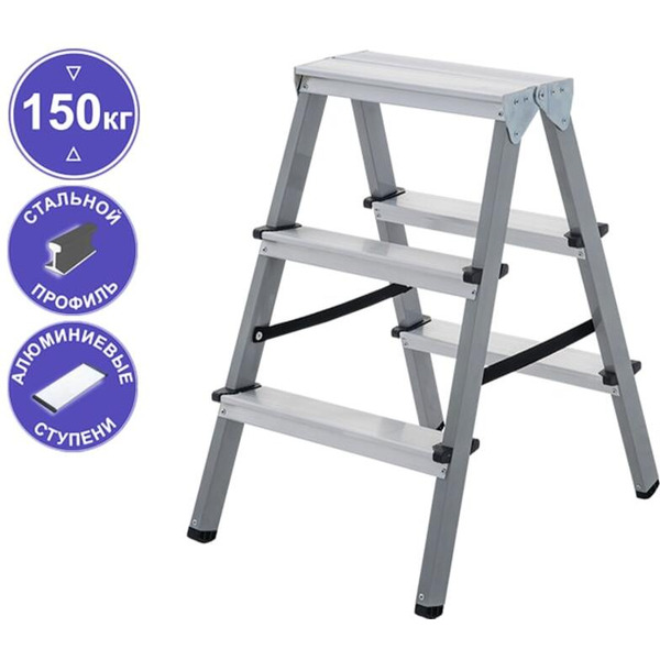 Лестница-стремянка Новая высота NV114 2х3 ступени (1140203)