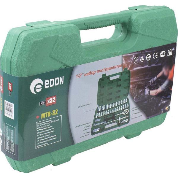 Набор инструмента ½ дюйма EDON MTB-32