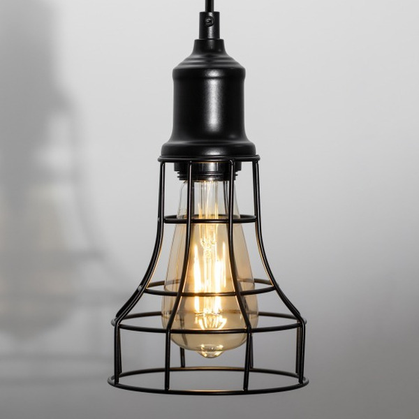 Светильник подвесной ЭРА PL10 BK Б0037457