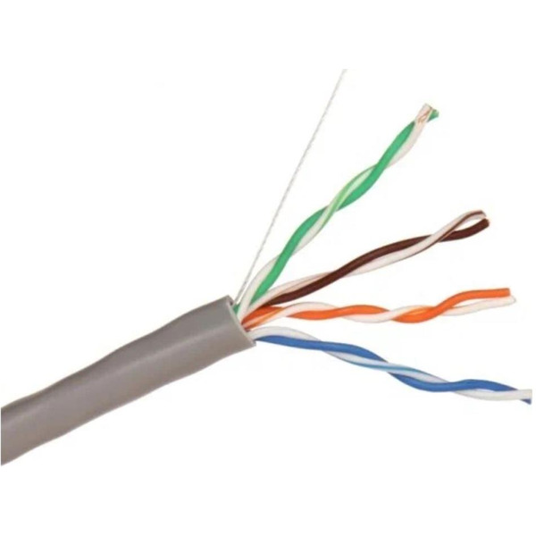 Кабель ExeGate UTP4-C5e-CU-S24-IN-PVC-GY-305-FLUKE UTP EX256748RUS