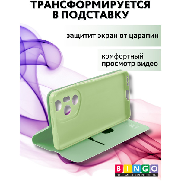 Чехол-книжка Bingo Magnetic для Honor 300 Pro/300 Ultra (зеленый)