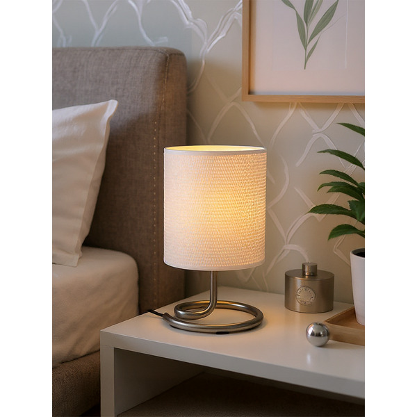 Светильник настольный ArtStyle HT-905NIC (никель/белый)