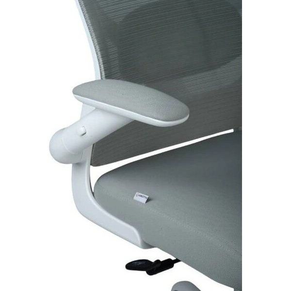 Офисное кресло KingStyle Boost FK-53 Warble White (светло-серый)