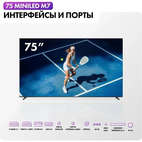 Телевизор Haier 75 MiniLED M7