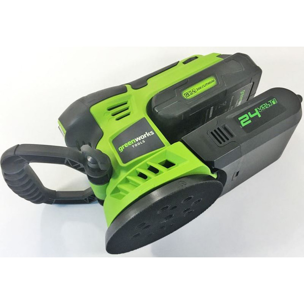 Эксцентриковая шлифовальная машина Greenworks G24ROS (3100107)