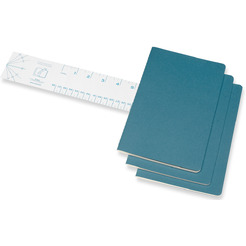 Блокнот Moleskine CAHIER JOURNAL CH016B44 (3 шт, голубой)