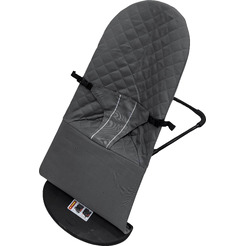 Детский шезлонг NINO Aria балансируюший (серый)