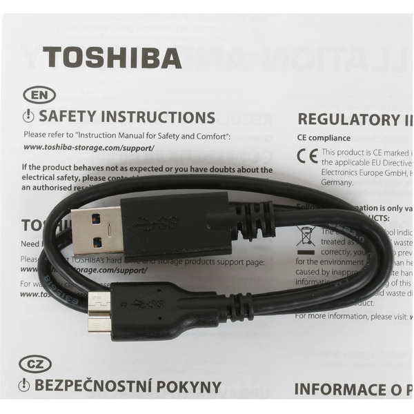 Внешний накопитель Toshiba Canvio Ready 2TB HDTP320EK3AA