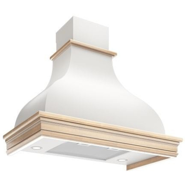 Вытяжка Elikor Аркада Валенсия 90П-650-П3Д 142677 (белый муар/дуб неокрашенный)