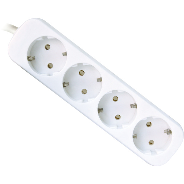 Удлинитель с заземлением DEFENDER E450 БЕЛЫЙ