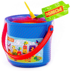 Пирамидка Полесье Занимательная пирамидка 3 (11 элементов, в сеточке)