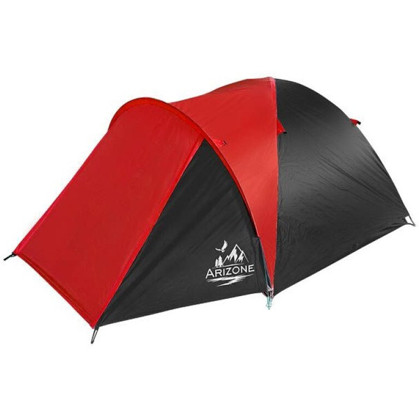 Палатка Arizone Element-3 (красный/черный)