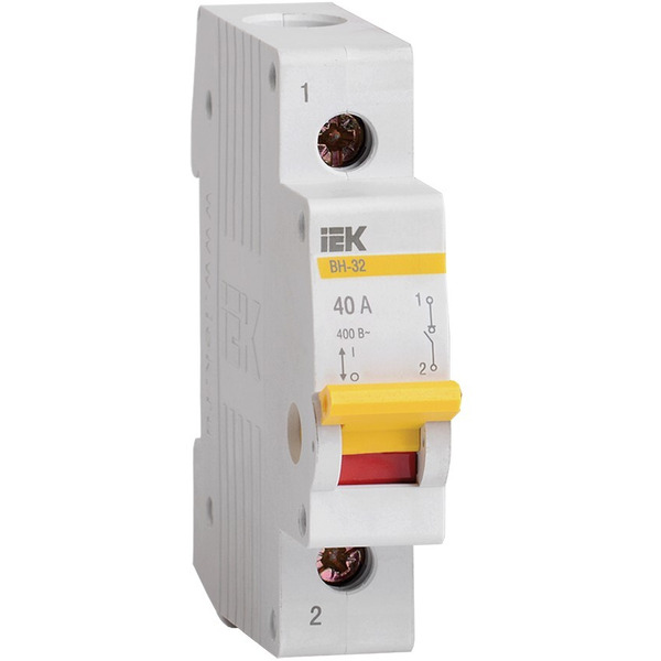 Выключатель нагрузки IEK ВН-32 1Р 40А MNV10-1-040
