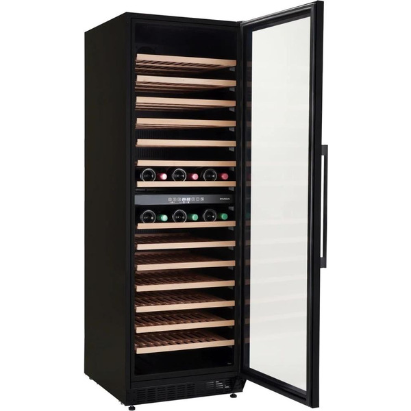 Винный шкаф Hyundai HBWC 1765 DC (чёрный)