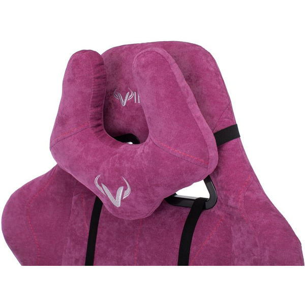 Кресло игровое Zombie VIKING KNIGHT Fabric Light-15 (1372997) малиновый