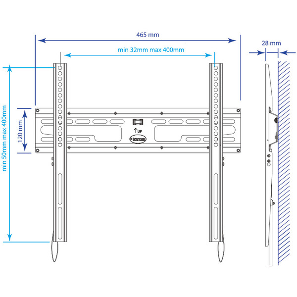 Кронштейн Kromax FLAT-3