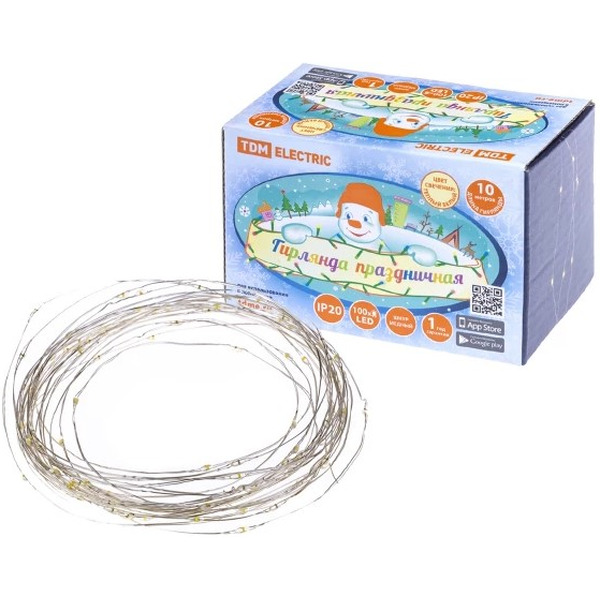 Гирлянда светодиодная TDM SQ0361-0057 "Роса100"