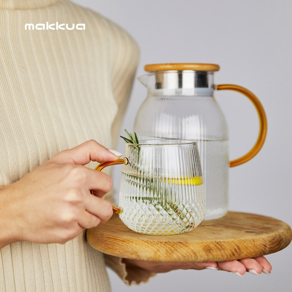 Заварочный чайник Makkua Ribbed Glassware RT1200
