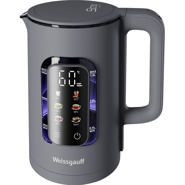 Электрический чайник Weissgauff WK 1500 Dt Touch BodyCool