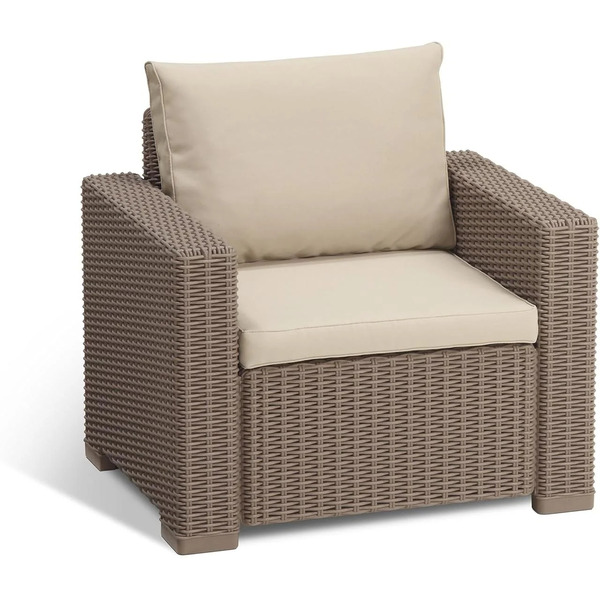 Комплект кресел садовых Keter California chair 258781 (капучино)