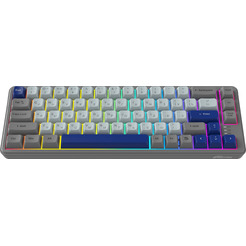 Клавиатура Ritmix RKB-568BL (серый/голубой)