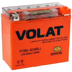 Мотоаккумулятор VOLAT YT20L-4 20Ah (iGEL) R+