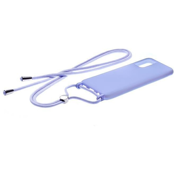 Бампер Bingo Lanyard для Samsung Galaxy A03s (фиолетовый)