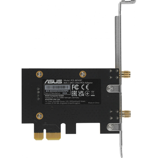 Wi-Fi/Bluetooth адаптер ASUS PCE-BE92BT