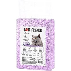 Наполнитель для туалета For Friends Tofu Lavender TUZ918 (лаванда, 6л)