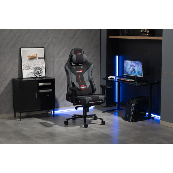 Кресло компьютерное EVOLUTION Throne Dark Grey