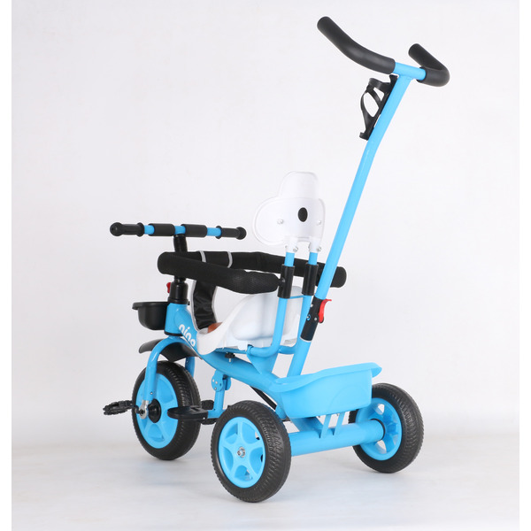 Трехколесный велосипед с ручкой NINO K98 (синий)