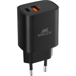 Сетевое зарядное RIVACASE PS4023 (черный)