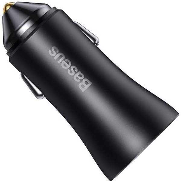 Автомобильное зарядное устройство Baseus Golden Contactor Max Dual Fast Charger Car Charger U+C CGJM000113