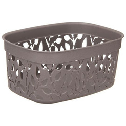 Корзина IDEA Флора М2361 3 л (французский серый)