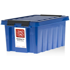 Контейнер Rox Box 8 л. универсальный с крышкой, синий